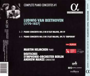 CD Ludwig van Beethoven: Piano Concertos 2 & 5 'Emperor' 259398