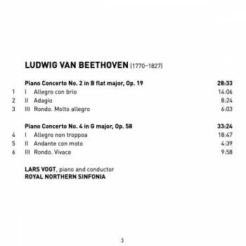 CD Ludwig van Beethoven: Piano Concertos Nos. 2 & 4 343387