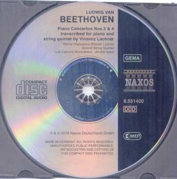 CD Ludwig van Beethoven: Piano Concertos Nos. 3 & 4 183697