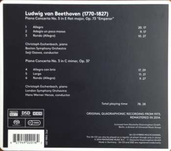 SACD Ludwig van Beethoven: Piano Concertos Nos. 3 & 5 282801