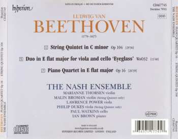 CD Ludwig van Beethoven: Piano Quartet, Op 16 • String Quintet, Op 104 • 'Eyeglass' Duo For Viola And Cello 325041