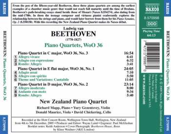 CD Ludwig van Beethoven: Piano Quartets, WoO 36 273339