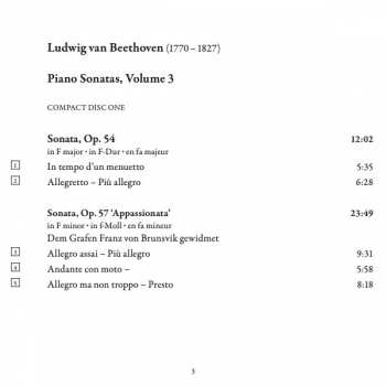 3CD Ludwig van Beethoven: Piano Sonatas 3 346483