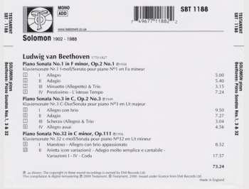 CD Ludwig van Beethoven: Piano Sonatas Nos.1, 3 & 32 333959