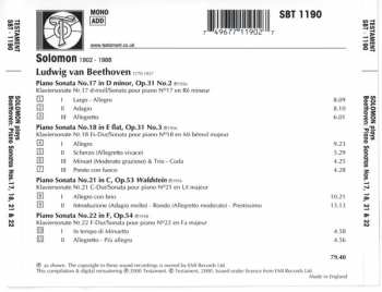 CD Ludwig van Beethoven: Piano Sonatas Nos.17, 18, 21 "Waldstein" & 22 284620