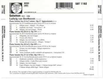 CD Ludwig van Beethoven: Piano Sonatas Nos.23 "Appassionata", 28, 30 & 31 303238