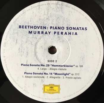 LP Ludwig van Beethoven: Piano Sonatas Op. 106 "Hammerklavier" & Op. 27/2 "Moonlight" 45806
