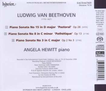 SACD Ludwig van Beethoven: Piano Sonatas: Op 13 'Pathétique' - Op 28 'Pastoral' - Op 2 No 3 153586