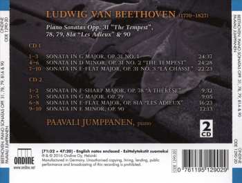 2CD Ludwig van Beethoven: Piano Sonatas Opp. 31, 78, 79, 81a & 90 105378