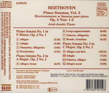 CD Ludwig van Beethoven: Piano Sonatas, Vol. 3 303320