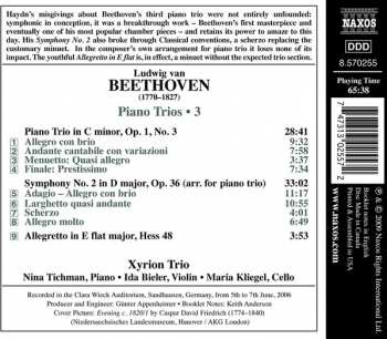 CD Ludwig van Beethoven: Piano Trio No. 3 / Symphony No. 2 (Arr. For Piano Trio) 245931