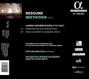 CD Ludwig van Beethoven: Re-Sound Beethoven, Vol. 6: Symphony 8 & Concerto For Piano After The Violin Concerto 186242