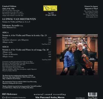LP Ludwig van Beethoven: Sonatas For Violin And Piano No.4 & 8 CLR | LTD 499048