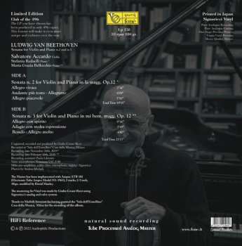 LP Ludwig van Beethoven: Sonatas For Violin And Piano No.2, 3 CLR | LTD 484285