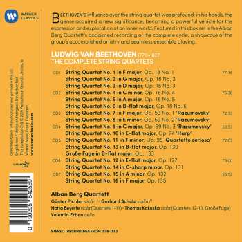 7CD/Box Set Ludwig van Beethoven: The Complete String Quartets 121359