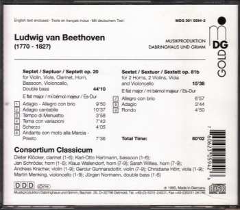 CD Ludwig van Beethoven: Septet Op. 20 / Sextett Op. 81b 348563