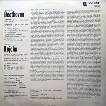 LP Ludwig van Beethoven: Serenáda D Dur Pro Flétnu, Housle A Violu, Op. 25 / Kvartet G Dur Pro Flétnu, Housle, Violu A Violoncello, Op. 98, Č. 3 276605