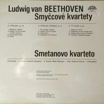 2LP Ludwig van Beethoven: Smyčcové Kvartety Op. Č. 74, 95 A 127 (2xLP) 50208