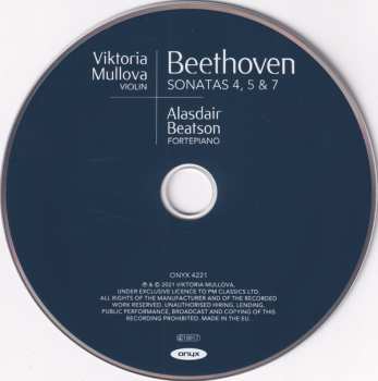 CD Ludwig van Beethoven: Sonatas 4, 5 & 7 DIGI 122115