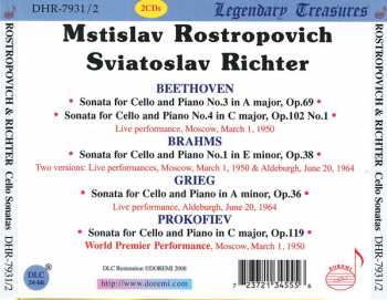 2CD Ludwig van Beethoven: Sonatas For Cello And Piano 294419