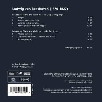 SACD Ludwig van Beethoven: Sonatas for piano and violin 116883