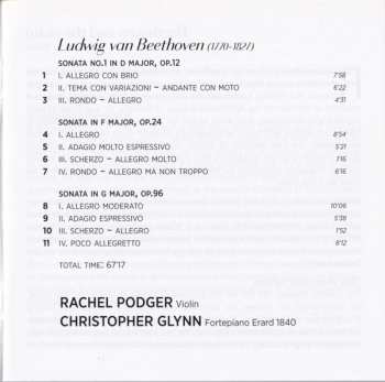 SACD Ludwig van Beethoven: Sonatas For Violin And Piano Op.12 No1, Op.24 & Op.96 287431