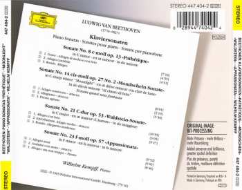 CD Ludwig van Beethoven: Sonaten No. 8 »Pathétique« · No. 14 »Mondschein · Moonlight« · No. 21 »Waldstein« · No. 23 »Appassionata« 44880