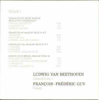 3CD/Box Set Ludwig van Beethoven: Sonates Vol.1 329104