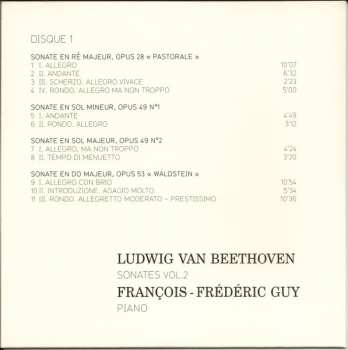 3CD/Box Set Ludwig van Beethoven: Sonates Vol.2 319455