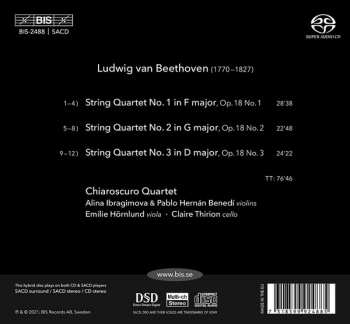 SACD Ludwig van Beethoven: String Quartets, Op. 18 Nos. 1-3 187731