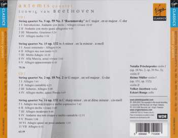 2CD Ludwig van Beethoven: String Quartets Op. 59/3 & Op. 132 – Op. 18/2 / Op. 131 115235