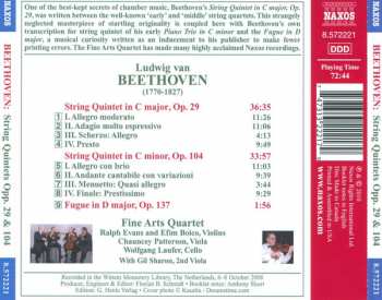 CD Ludwig van Beethoven: String Quintets Op. 29 & Op. 104  187431