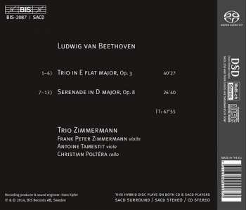 SACD Ludwig van Beethoven: String Trio, Op. 3 / Serenade In D Major, Op. 8 120204