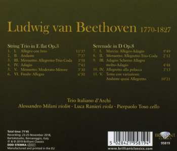 CD Ludwig van Beethoven: String Trio, Op. 3 ; Serenade, Op. 8 364803