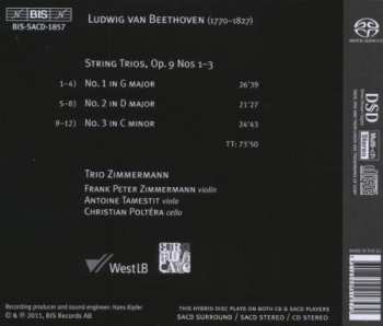 SACD Ludwig van Beethoven: String Trios, Op. 9, Nos. 1-3 113271