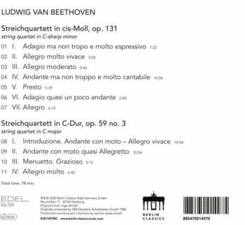 CD Ludwig van Beethoven: Streichquartett Cis-Moll Op. 131  428808