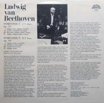 LP Ludwig van Beethoven: 1 ' Symfonie C Dur / 8 ' Symfonie F Dur 524675