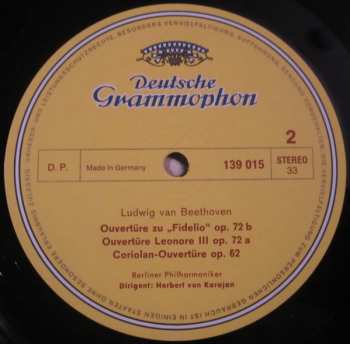LP Ludwig van Beethoven: Symphonie Nr. 8 / Ouvertüren: »Fidelio« · »Leonore III« · »Coriolan« 539967