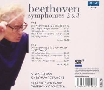 2CD Ludwig van Beethoven: Symphonies 2 & 3 123595