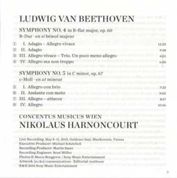 CD Ludwig van Beethoven: Symphonies 4 & 5 192244