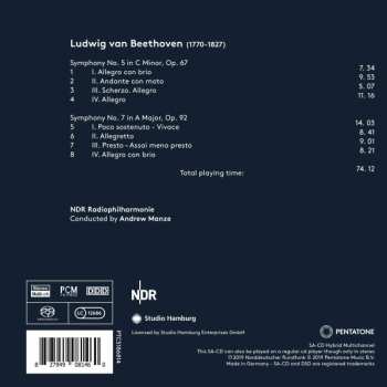 SACD Ludwig van Beethoven: Symphonies 5 & 7 314400