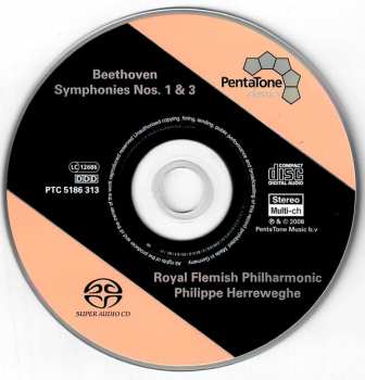 SACD Ludwig van Beethoven: Symphonies Nos. 1 & 3 183304