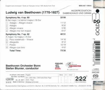 SACD Ludwig van Beethoven: Symphonies Nos. 4 & 7 112113