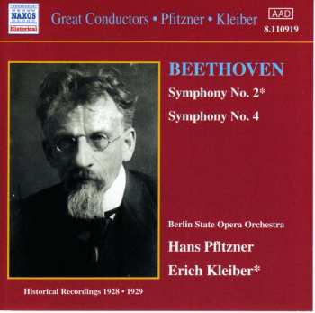 Album Ludwig van Beethoven: Symphony No. 2 / Symphony No. 4 (Historical Recordings 1928-1929)