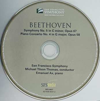 SACD Ludwig van Beethoven: Symphony No. 5, Piano Concerto No. 4 323215