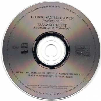 CD Ludwig van Beethoven: Symphony No. 5 / Symphony No. 8 "Unfinished" 191480