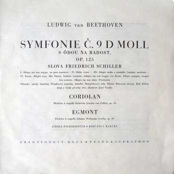 2LP Ludwig van Beethoven: Symfonie Č. 9 D-Moll - S Ódou "Na Radost" / Coriolanus / Egmont (2xLP + BOOKLET)
