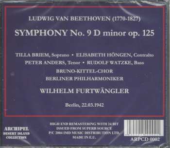 CD Ludwig van Beethoven: Symphony No. 9 (Berlin, 22.03.1942) 354892