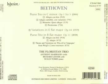 CD Ludwig van Beethoven: The Complete Music For Piano Trio – 4 • Piano Trio In C Minor, Op 1 No 3; Piano Trio In B Flat, Op 11; Variations In E Flat, Op 44 324450