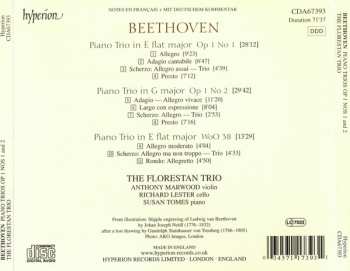 CD Ludwig van Beethoven: The Complete Music For Piano Trio, Vol. 3 • Piano Trio In E Flat, Op 1 No 1; Piano Trio In G, Op 1 No 2; Piano Trio In E Flat, Woo 38 316422